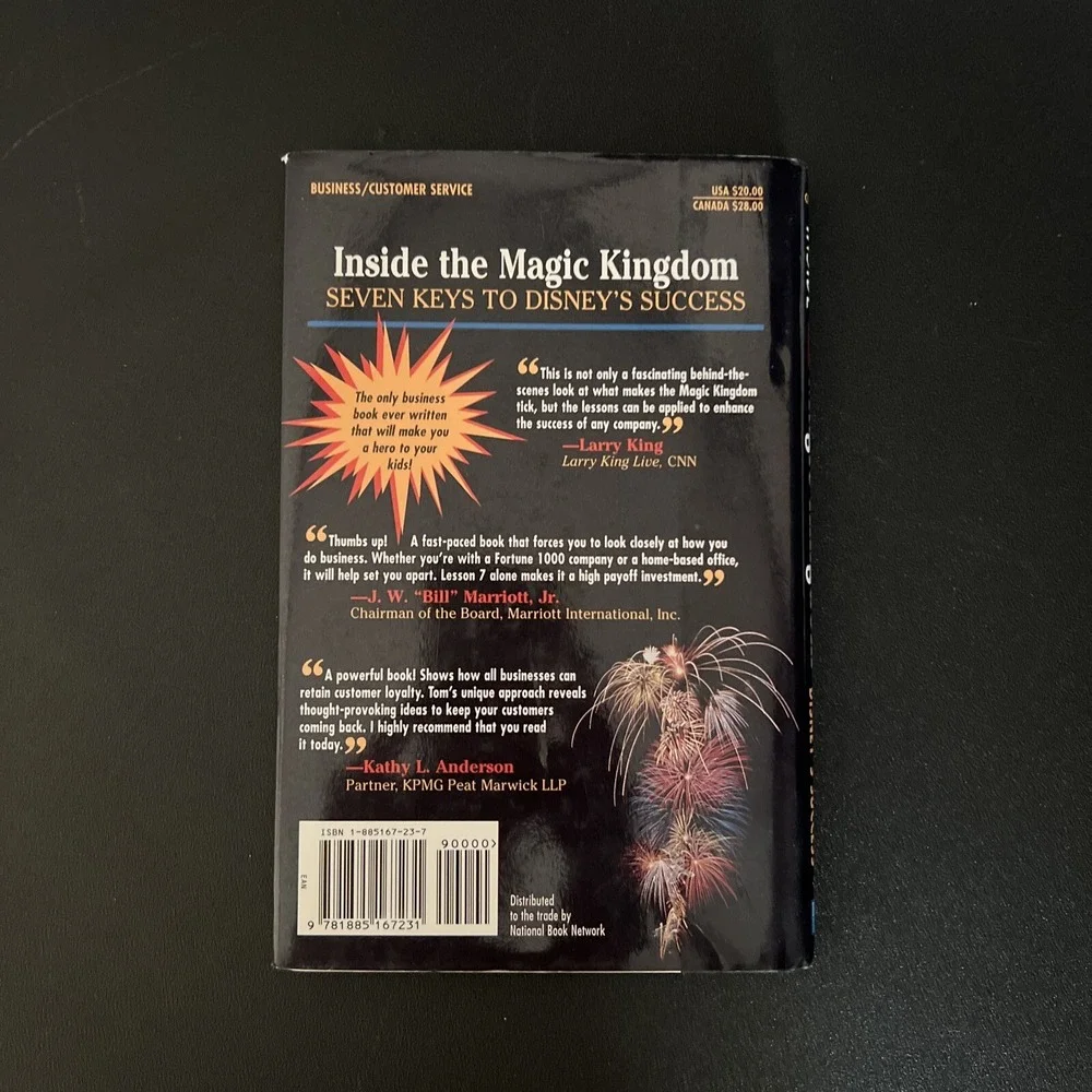Inside The Magic Kingdom,‎ Tom Connellan. 7 Keys to Disney's Success. Like New.